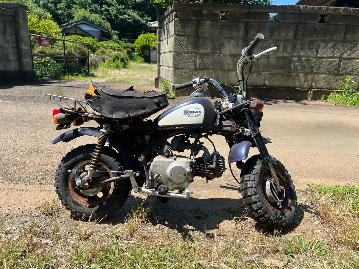  Honda Monkey 50 кузов синий Junk авто не на ходу отсутствует есть 