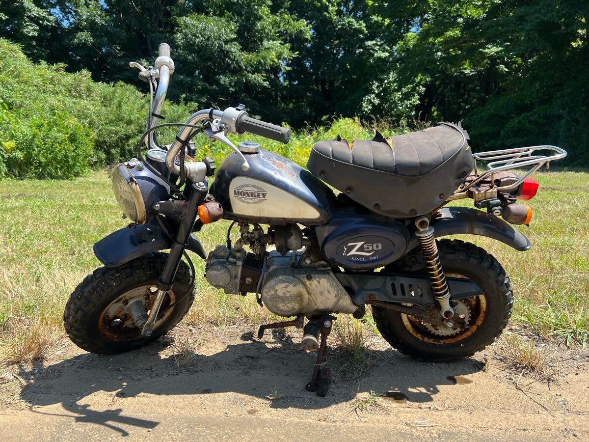  Honda Monkey 50 кузов синий Junk авто не на ходу отсутствует есть 