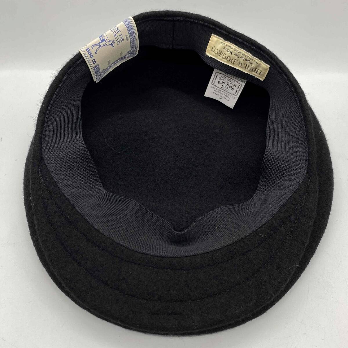 THE H.W.DOG&CO. WOOL ASCOT ザエイチダブリュードッグアンドコー ウールハンチングキャップ