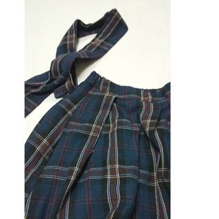 チェック柄 プリーツ ミニスカート ネクタイ　セット　制服風 コスプレ衣装 ネクタイ イベント　M_画像2