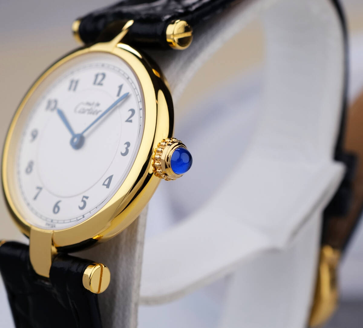 カルティエ マストヴァンドーム SM 6アラビア レディース 腕時計 美品 カルティエ マスト ヴァンドーム アラビア SM Cartier