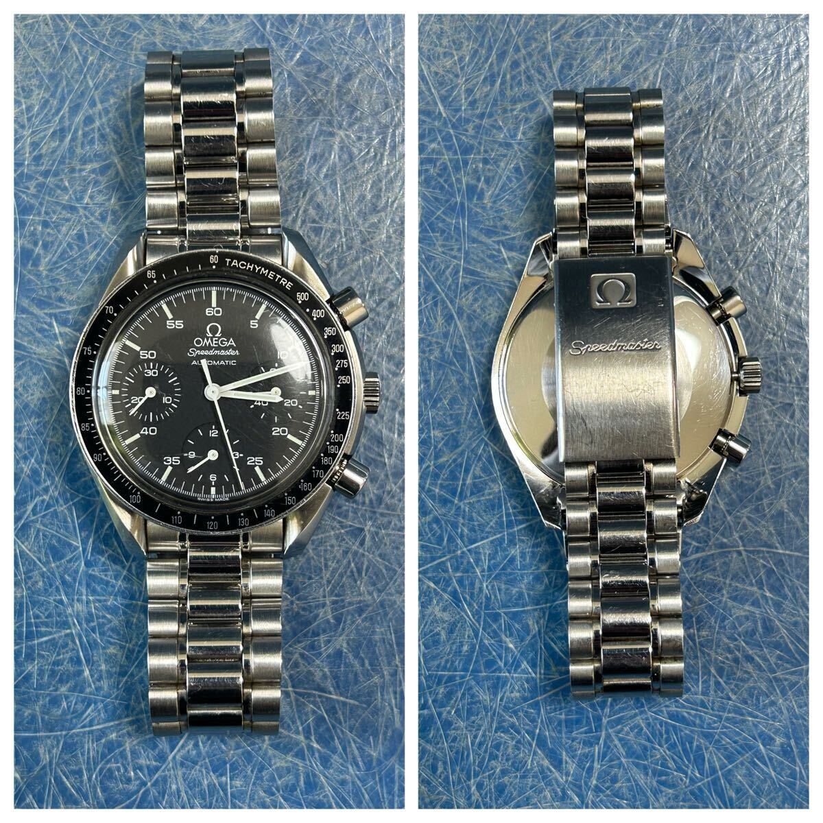 1円? 美品 OMEGA オメガ 3510.50 スピードマスター クロノグラフ ブラック文字盤 自動(dòng)巻き メンズ 腕時(shí)計(jì) 付屬品あり 【稼働品】