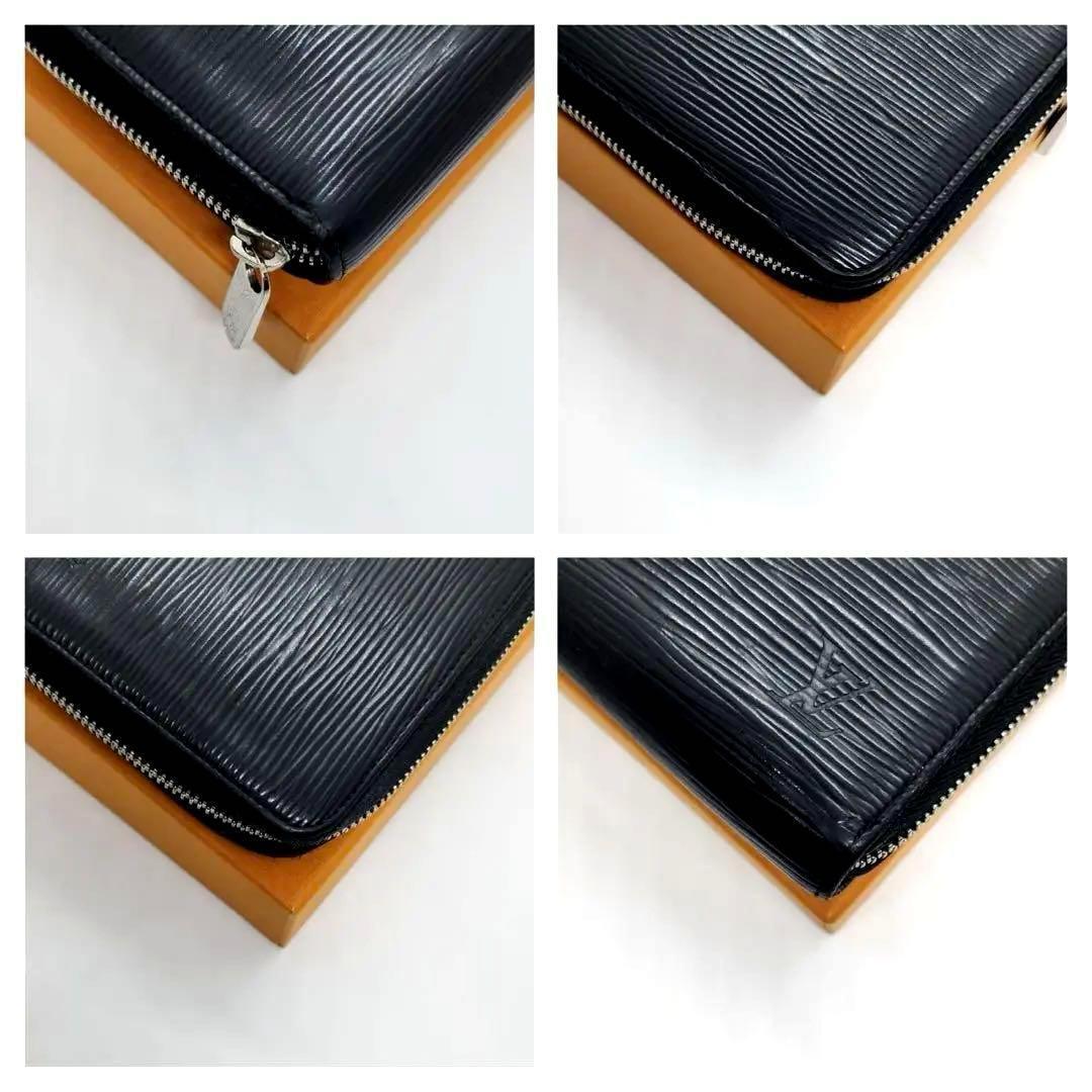 極美品 Louis Vuitton ルイヴィトン M63852 エピ ジッピーオーガナイザー 長財布 ロングウォレット ラウンドファスナー M63852/SN2152 黒