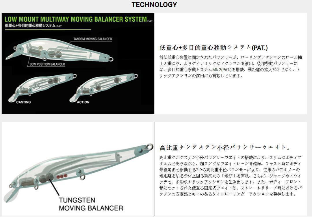 無塗装 フローティングミノールアー 13.5cm 20g 2個 重心移動_画像5
