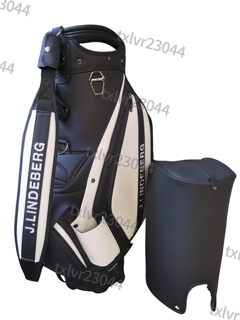 ★ジェイ?リンドバー J. LINDEBERG　9.5型 5KG キャディバッグ　スタンドバッグ　 ブラック●TV039