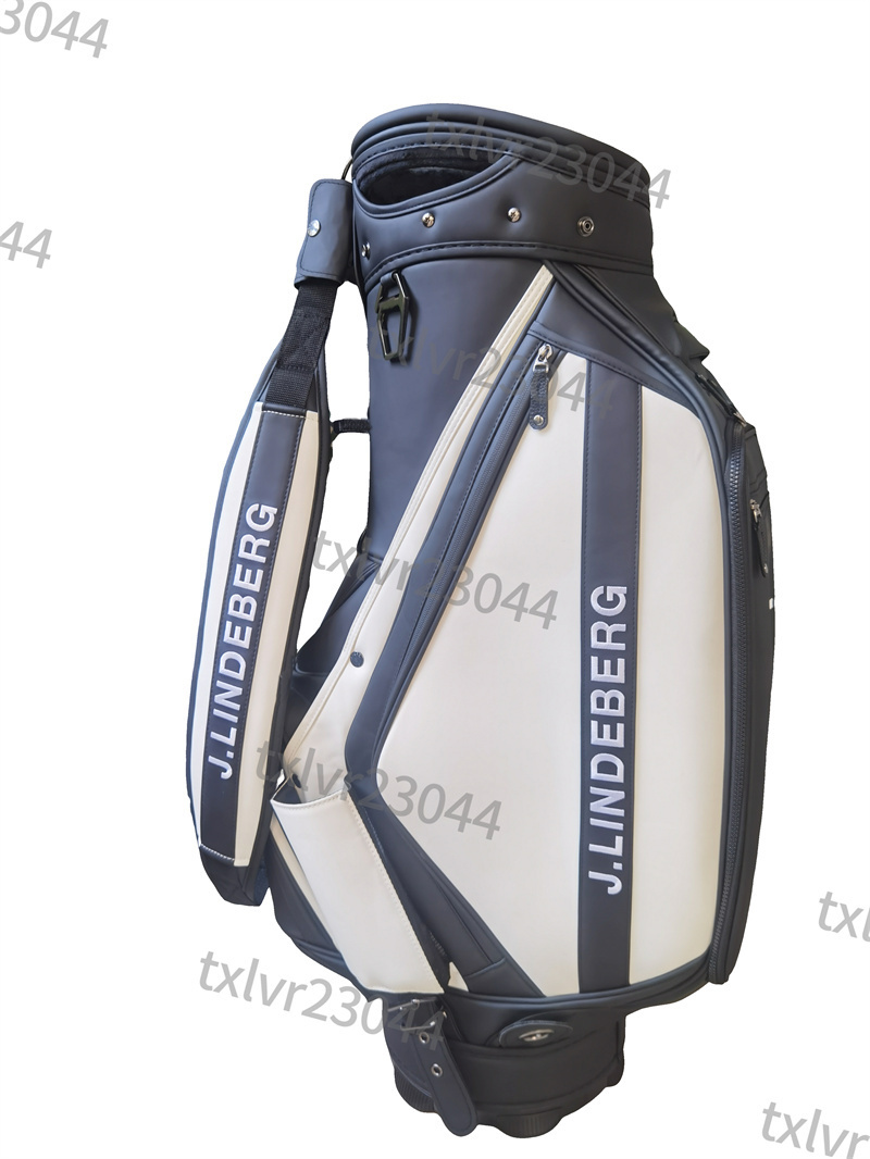 ★ジェイ?リンドバー J. LINDEBERG　9.5型 5KG キャディバッグ　スタンドバッグ　 ブラック●TV039