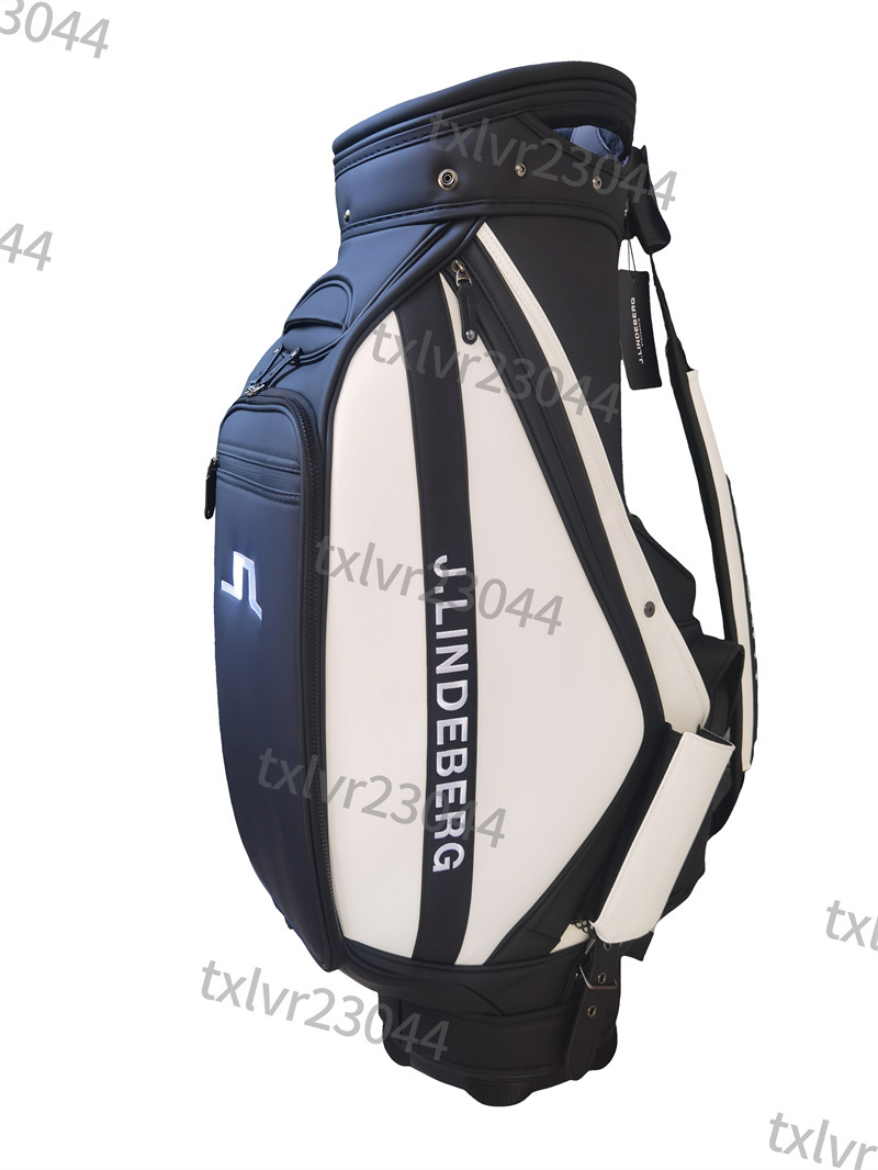 ★ジェイ?リンドバー J. LINDEBERG　9.5型 5KG キャディバッグ　スタンドバッグ　 ブラック●TV039