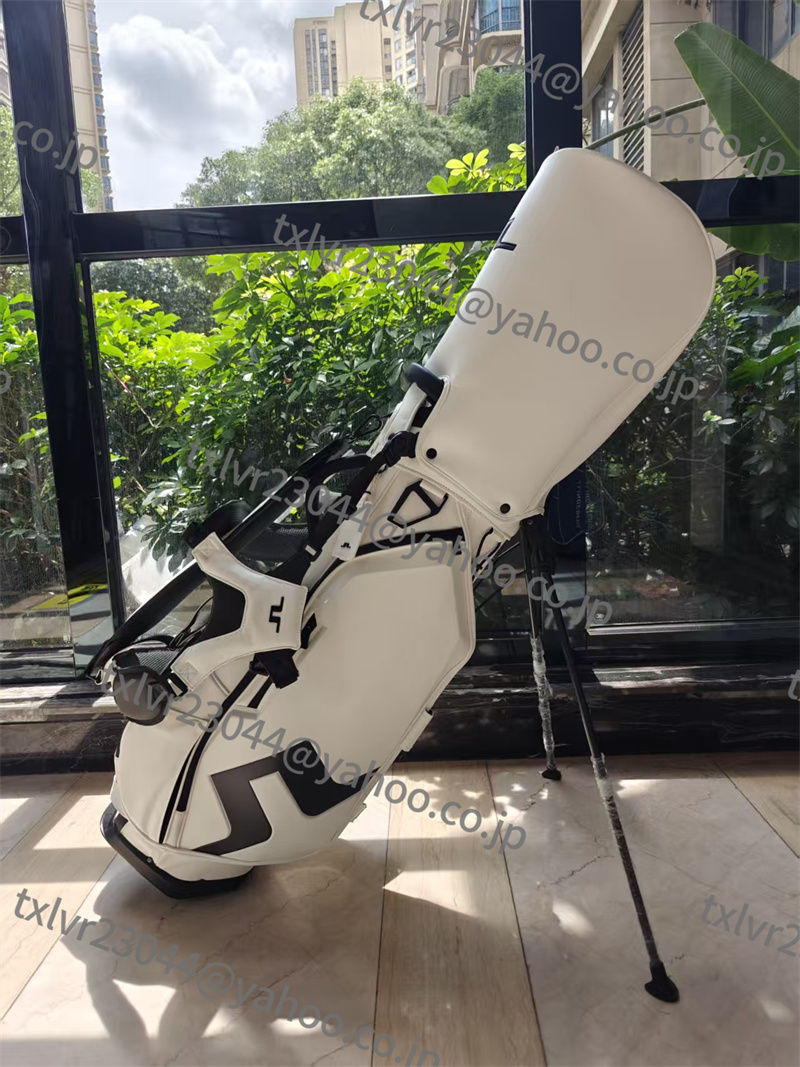 新品★J. LINDEBERG ジェイ?リンドバー スタンドバッグ　 golf　9.0型 4.2KG キャディバッグ　 white ●TV093