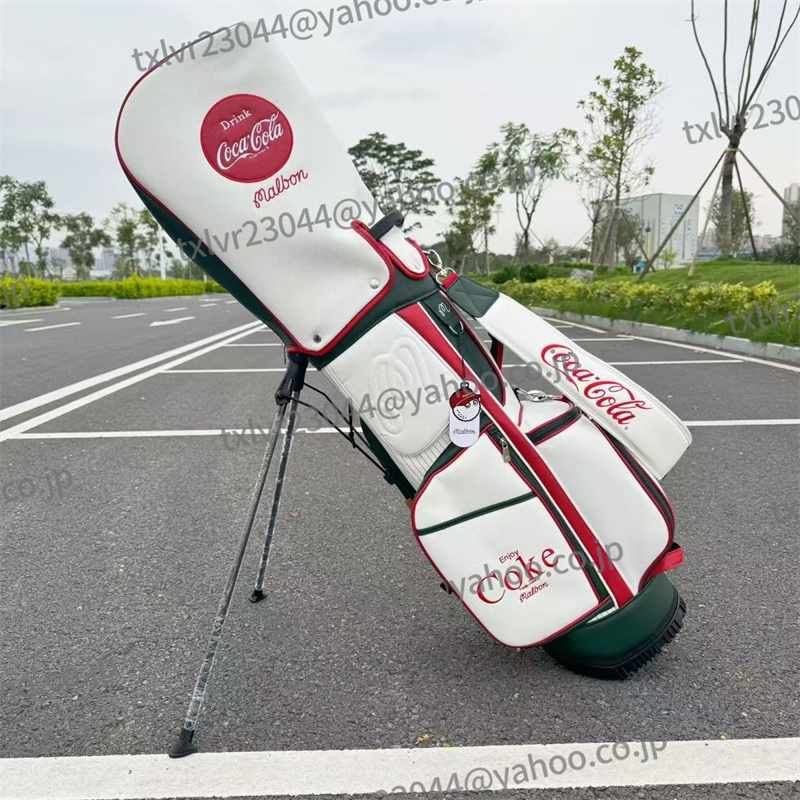 ★ マルボンゴルフ　スタンドバッグ Golf Bag 新品　 malbon 9型，4kg キャディバッグ ●TV072