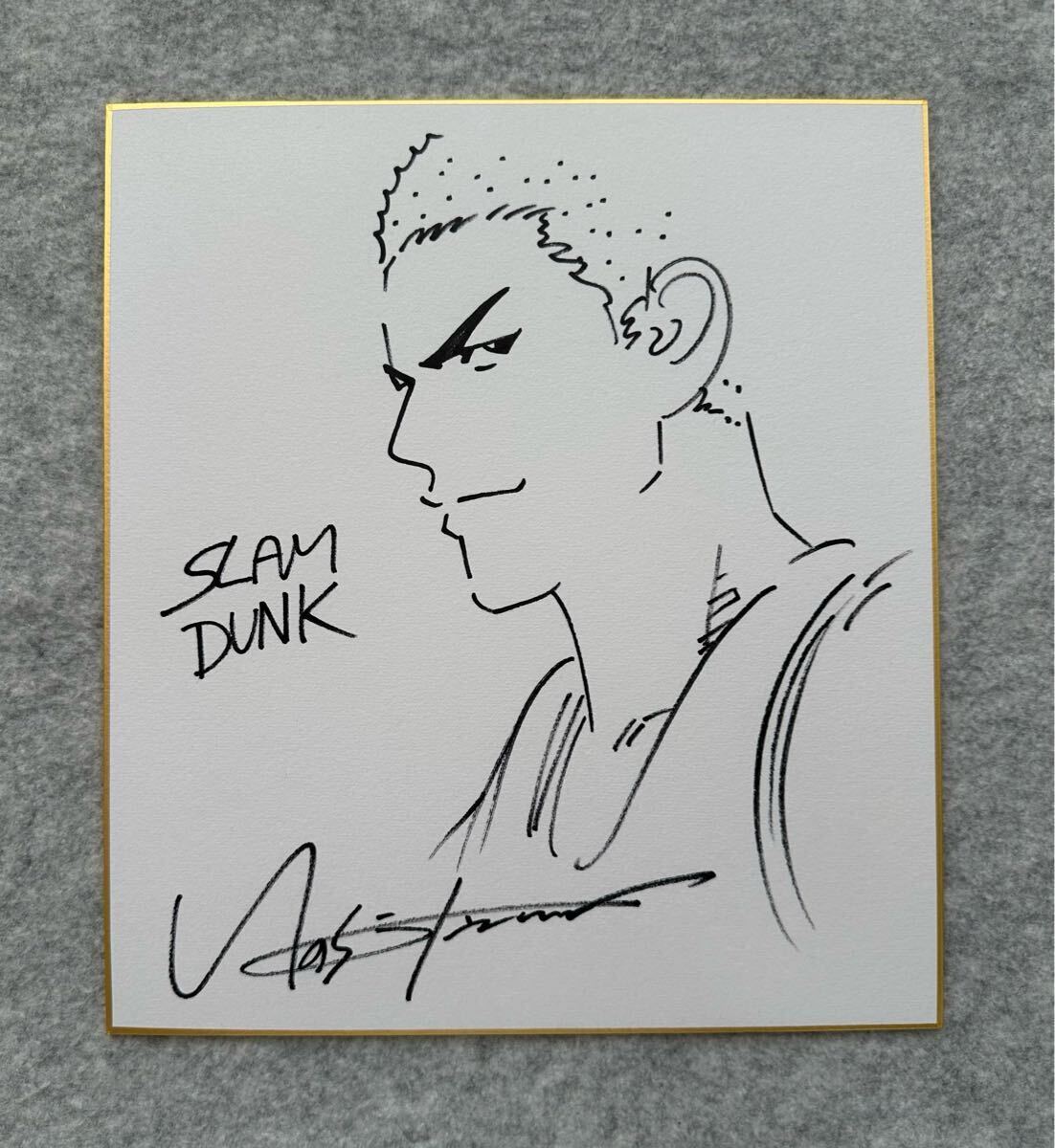 本物 井上雄彦 SLAM DUNK スラムダンク 桜木花道 直筆サイン色紙 サイン色紙】 井上雄彦 『SLAM DUNK』(スラムダンク) 桜木花道