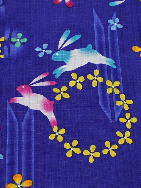 100サイズの女児用浴衣 B5050-20 送料無料 在庫処分 格安女児浴衣 子供ゆかた 単品ゆかた 女の子用浴衣 夏のお祭りに　