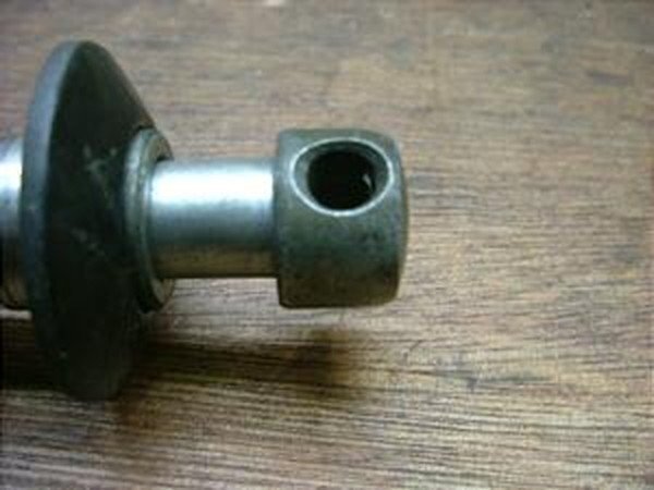KB4749 トライアルTY125 フロントアクスルシャフト 539-2016