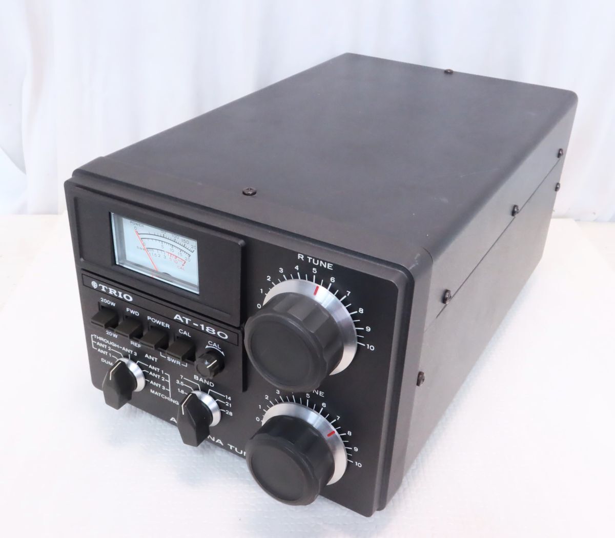TRIO AT-180 1.8~30MHz антенна тюнер SWR& энергия итого & антенна переключатель машина установка 