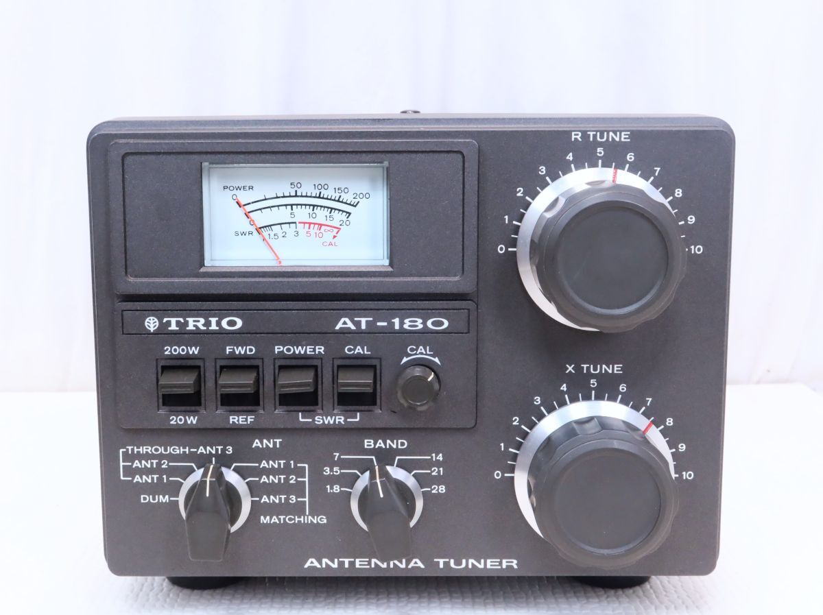 TRIO AT-180 1.8~30MHz антенна тюнер SWR& энергия итого & антенна переключатель машина установка 