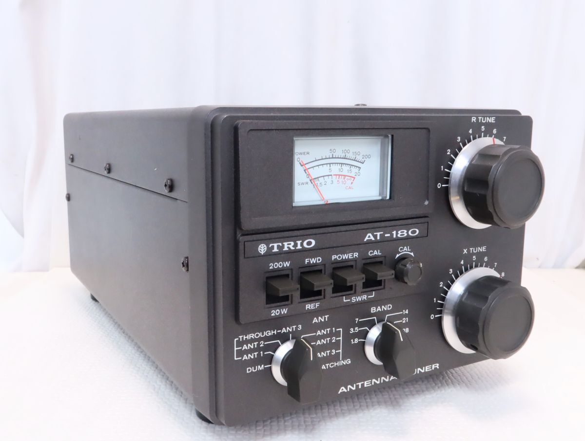 TRIO AT-180 1.8~30MHz антенна тюнер SWR& энергия итого & антенна переключатель машина установка 