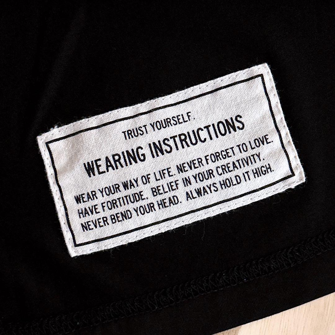 レア/美品【ミハラヤスヒロ】スカル 刺繍 アシンメトリー 半袖Tシャツ 青×白【HFby6PR】メンズ・洋服・春夏【T4N4G7T】_画像8