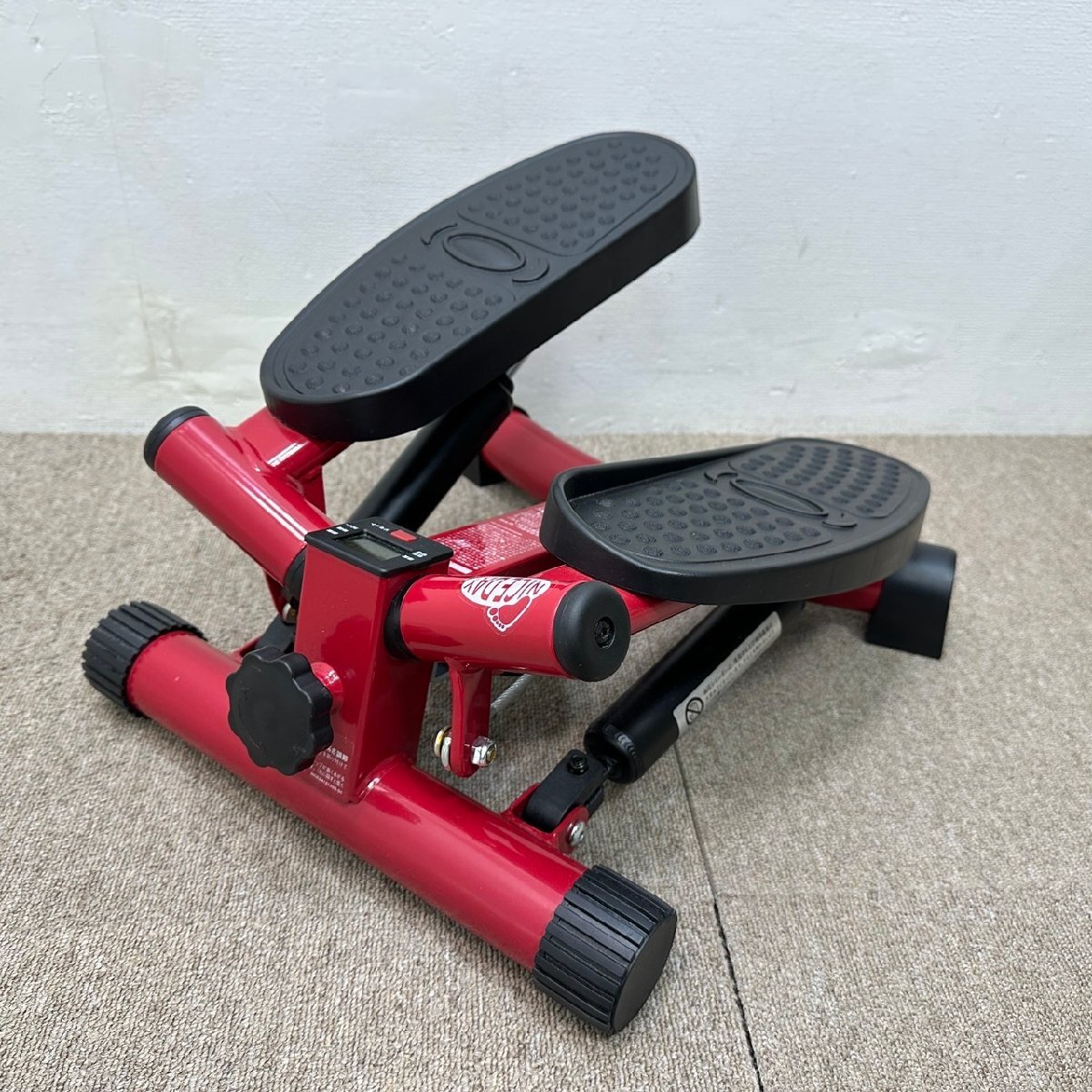 1円～◆Shop Japan ショップジャパン 健康ステッパー ナイスデイ プレミアム 専用ハンドル マット付き 有酸素運動 ステップ運動 健康