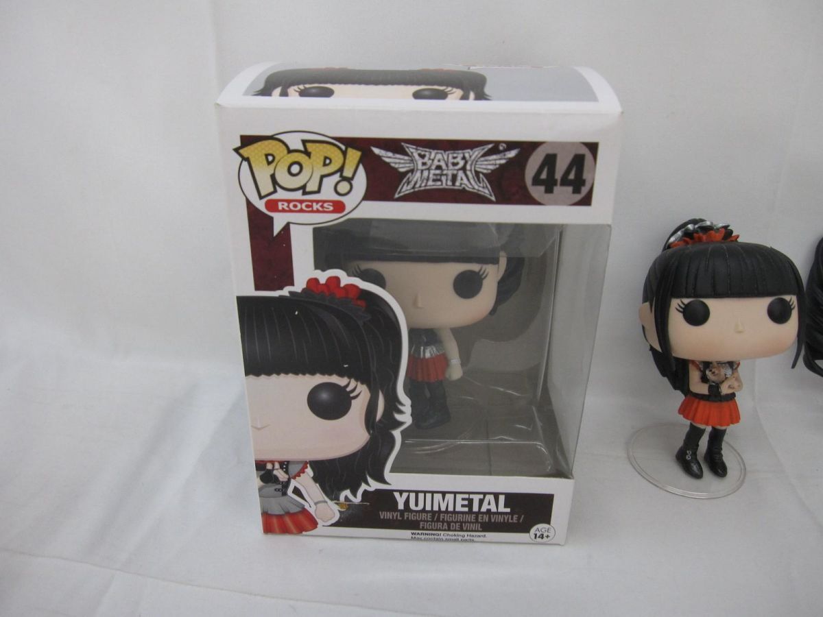 [ включение в покупку возможно ] б/у товар художник BABYMETAL фигурка POP! 44 и т.п. с коробкой содержит 3 пункт товары комплект 