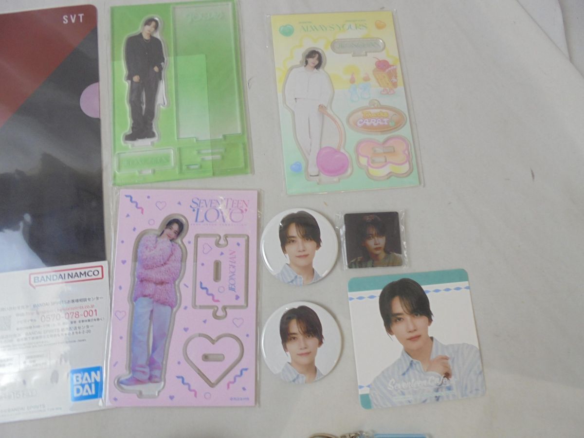 SEVENTEEN ジョンハン アクリルスタンド アクリルスティック 缶バッジ 同梱可】中古品 韓流 SEVENTEEN ジョンハン のみ アクリル