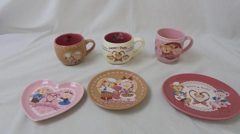 [ включение в покупку возможно ] б/у товар Disney Duffy Shellie May Suite кружка plate товары комплект 