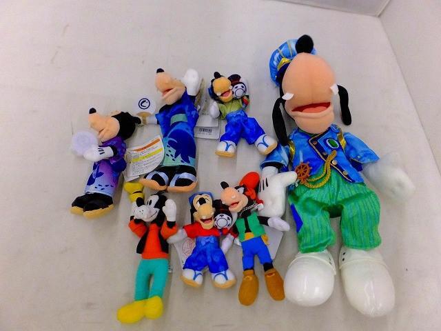 【同梱可】中古品 ディズニー グーフィー　マックス　のみ　ぬいぐるみ　バッジ　ストラップ　7點(diǎn)　グッズセット