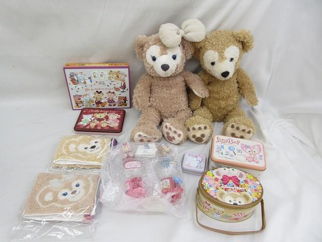 【同梱可】中古品 ディズニー ダッフィー　シェリーメイ　他　ぬいぐるみ　ハンドタオル　空き缶　等　グッズセット