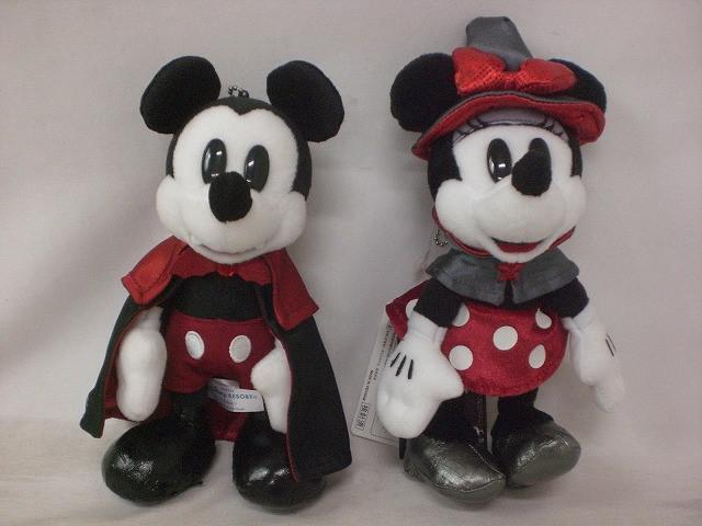 [ включение в покупку возможно ] б/у товар Disney Mickey minnie Halloween 2012 накидка kodo и т.п. мягкая игрушка значок с биркой товары 