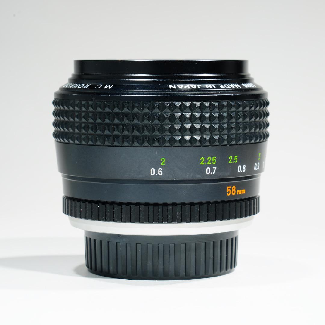 【鷹の目】ミノルタ MC-ROKKOR PG 58mm F1.2 後期 638 鷹の目】ミノルタ MC-ROKKOR PG 58mm F1 2 後 628|Yahoo!フリマ
