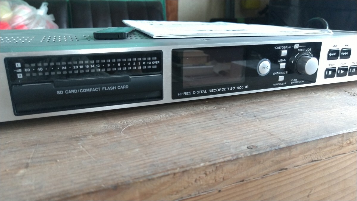 TEAC ハイレゾ?マスターレコーダー SD-500HR 動作品