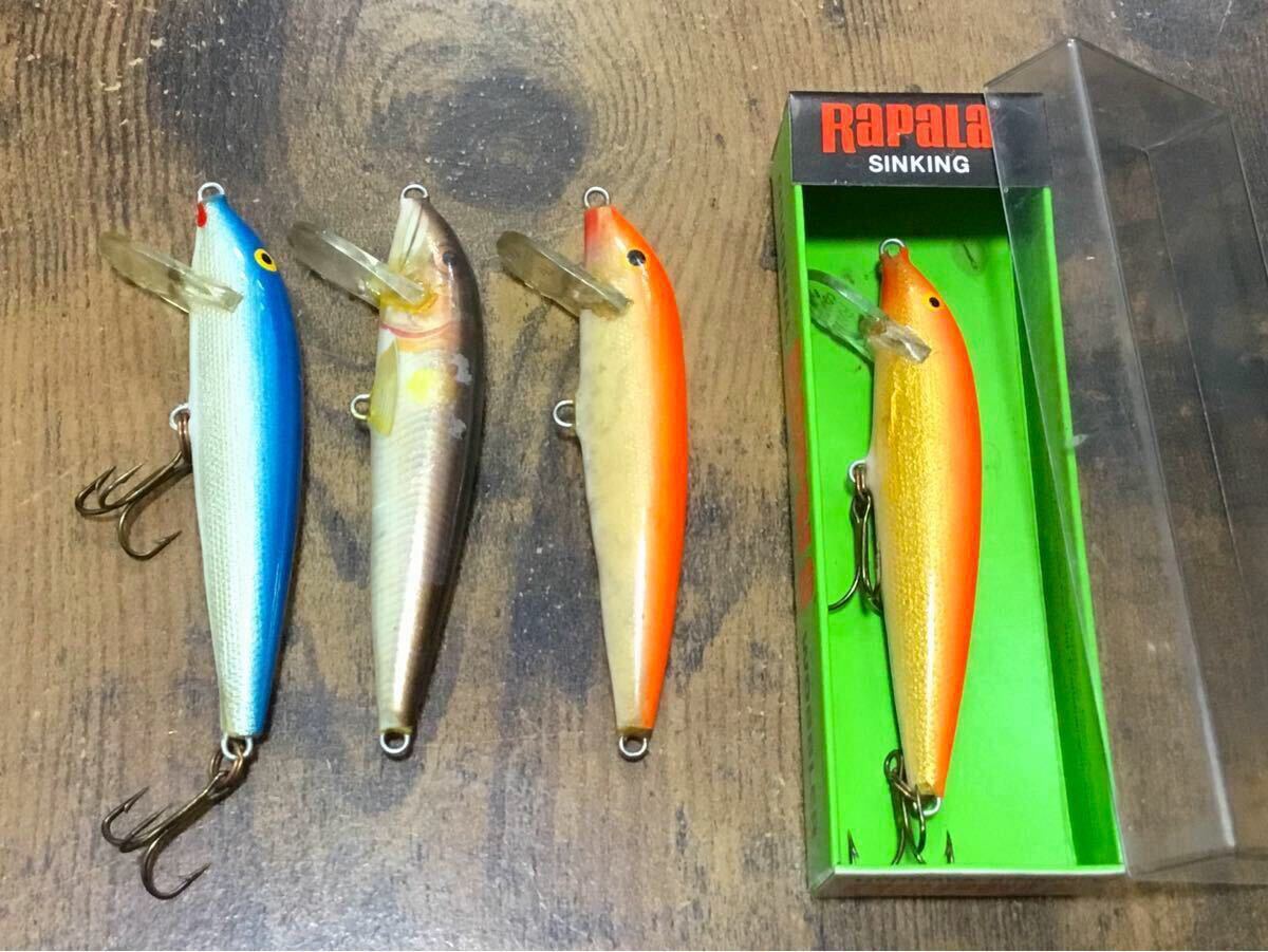 OLD/RAPALA/CD9?11/ジャパンSP?口紅?腹巻?箱付き美品含む6點(diǎn)セット/FINLAND/オールド/ラパラ/カウントダウン/フィンランド他
