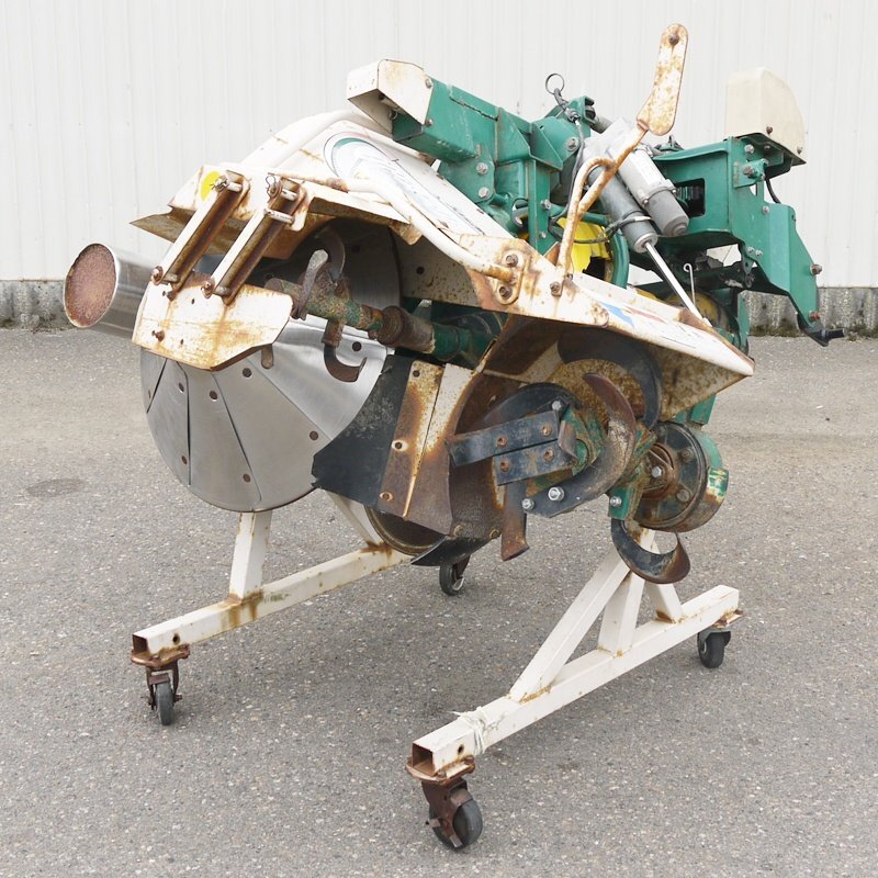 【新潟】ササキ リバース あぜぬり機 KN-200D 電動 リモコン 反転 畔塗機 畦塗機 黒塗 角塗 カドヌール トラクター パーツ 中古 倉庫保管 パーツ