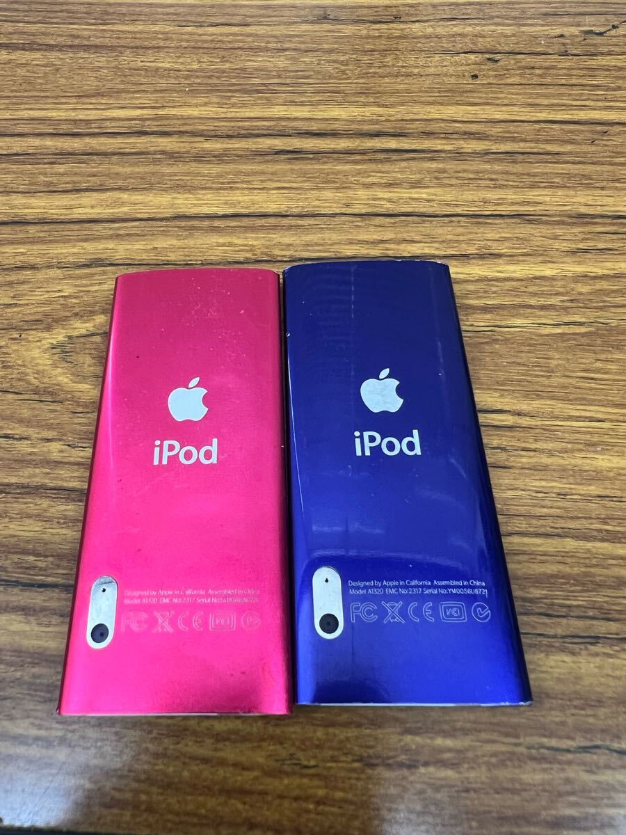 Apple iPod nano A2317 2個セット　動作品　バッテリー不良い　充電不可能