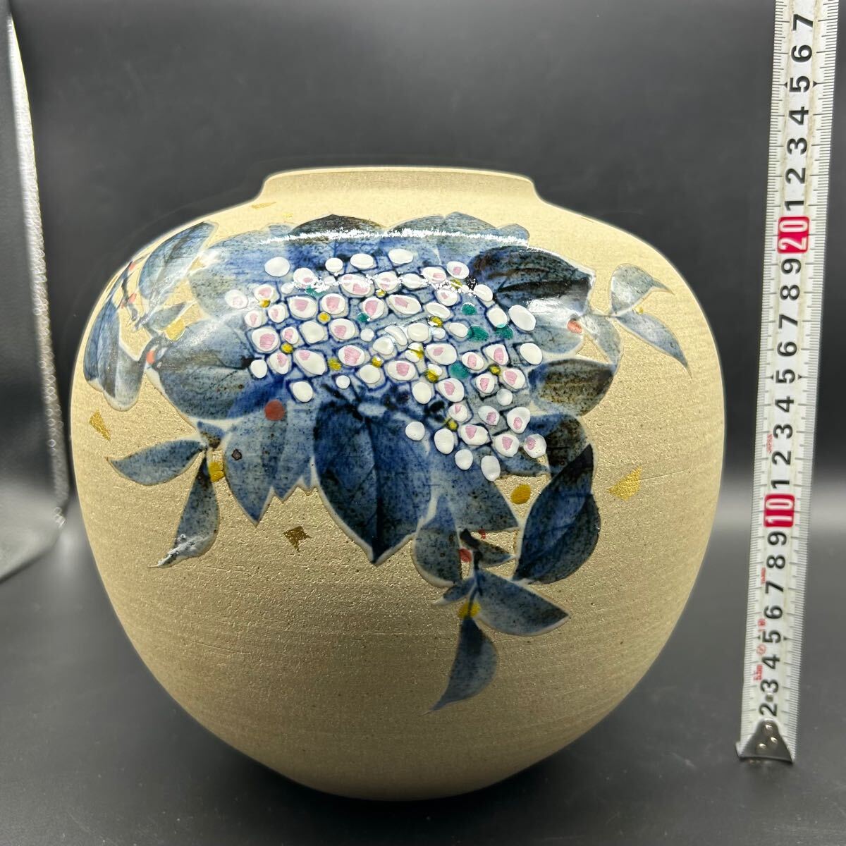  Kutani длина гора Kutani длина гора .... ваза . ваза для цветов цветок входить цветок сырой керамика hi8