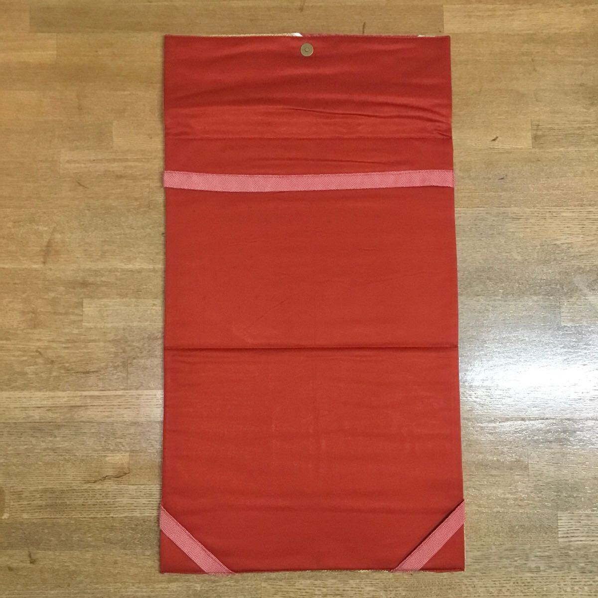 すみや 著物 正絹 和服帯から作った手作り小物 セット 絹100% ポーチ バッグ 和裝 レトロ リーフレット付き