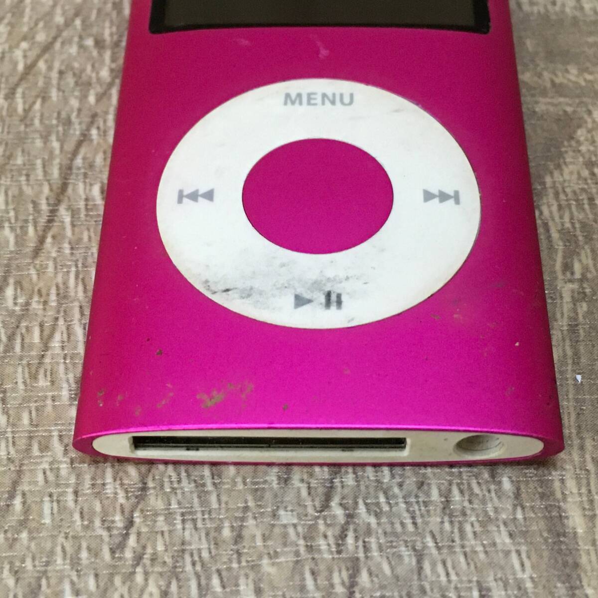 【送料無料】Apple iPod nano 第4世代 16GB ピンク A1285 アップル アイポッドナノ 音楽 オーディオプレーヤー ジャンク品