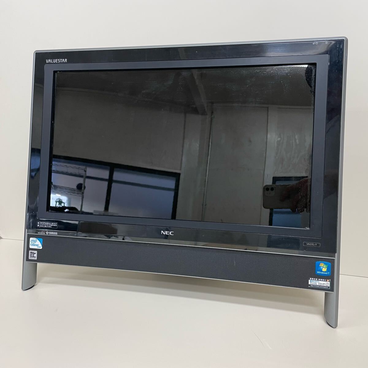 NEC VALUESTAR 一體型PC VN370F PC-VN370FS6B ファインブラック Celeron B800 1.50GHz HDD1TB メモリ4GB 20インチ