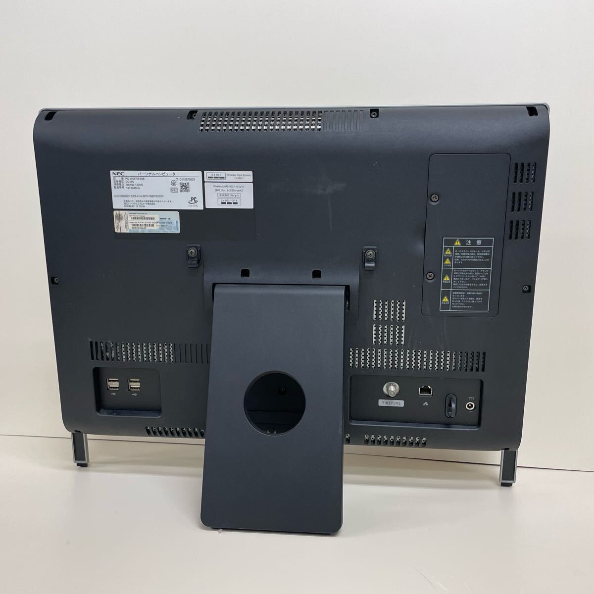 NEC VALUESTAR 一體型PC VN370F PC-VN370FS6B ファインブラック Celeron B800 1.50GHz HDD1TB メモリ4GB 20インチ