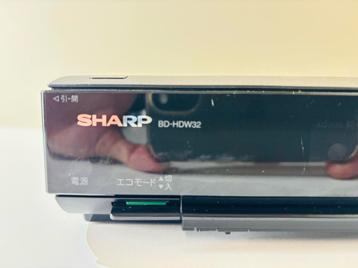 【動作品】SHARP シャープ AQUOS アクオス BDレコーダー BD-HDW32 ブルーレイディスクレコーダー 取説付き