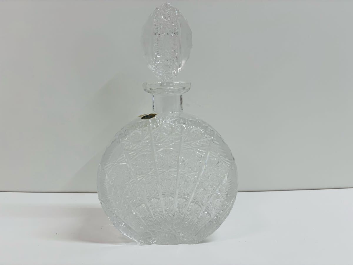 未使用保管品】ボヘミアングラス デキャンタ 500PK クリスタル