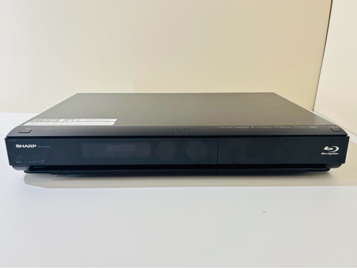 【動作品】SHARP シャープ AQUOS アクオス BDレコーダー BD-HDW32 ブルーレイディスクレコーダー 取説付き