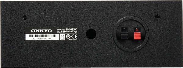  стоимость доставки 300 иен ( включая налог )#dt007# новый товар * с ящиком ONKYO центральный акустическая система D-109XC(B) 17600 иен соответствует [sin ok ]