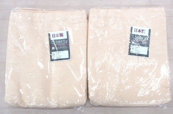 送料300円(稅込)■fx135■Liberty シーツ シングル ベージュ系 日本制 2點【シンオク】