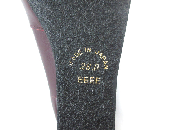  стоимость доставки 300 иен ( включая налог )#yb114# женский Twinkle Wedge туфли-лодочки 26cm/4E вино 8900 иен соответствует [sin ok ]