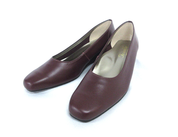  стоимость доставки 300 иен ( включая налог )#yb114# женский Twinkle Wedge туфли-лодочки 26cm/4E вино 8900 иен соответствует [sin ok ]