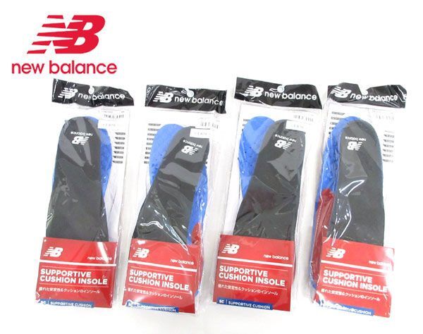 送料300円(稅込)■yr714■メンズ ニューバランス サポーティブクッション インソール(LAM35688) L 4點(diǎn)【シンオク】