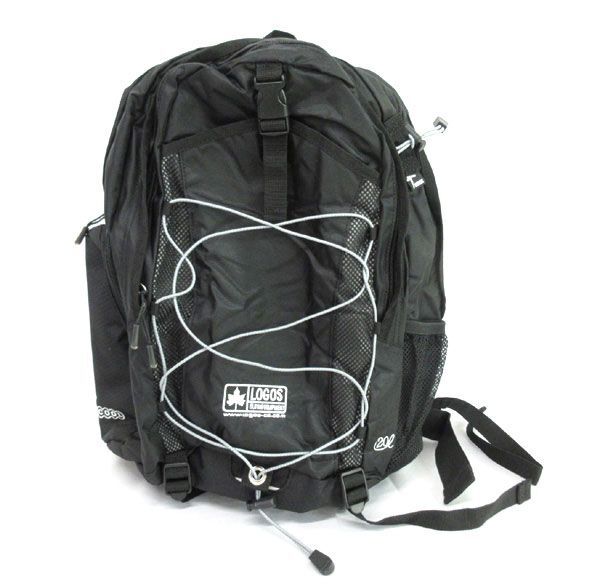 送料300円(稅込)■ab205■ロゴス デイパック ブラック(530-077)【シンオク】