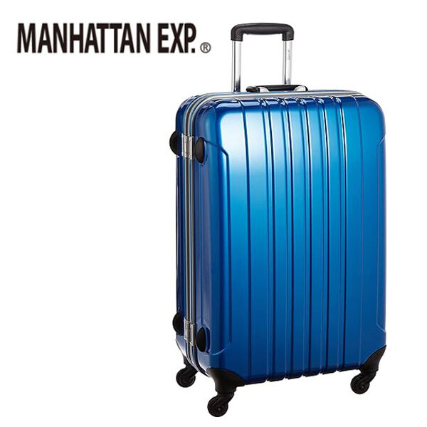  стоимость доставки 300 иен ( включая налог )#pu394# Manhattan Express чемодан голубой с ключом 87.5L(53-20032) 18480 иен соответствует [sin ok ]