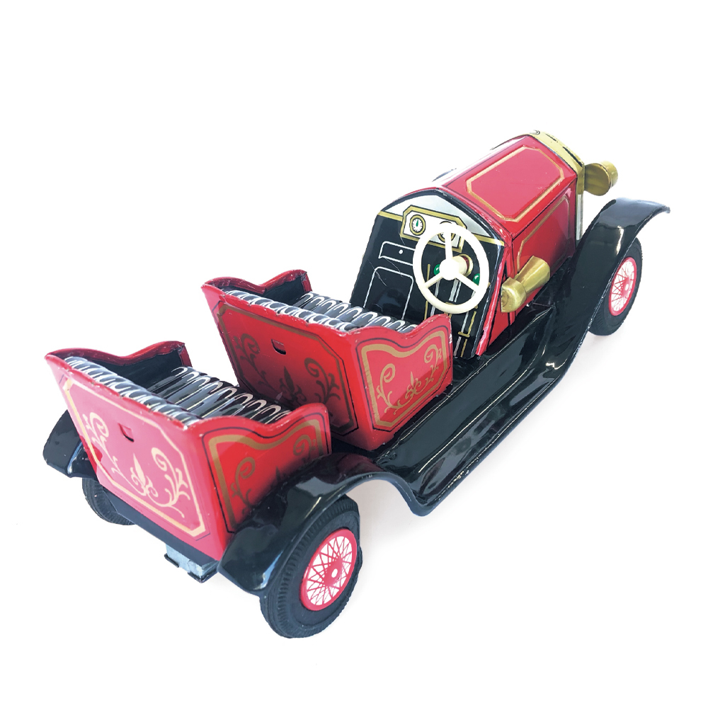 S ☆メーカー不明 1909クラシックカー レトロ　ブリキ　日本制☆BCTT031