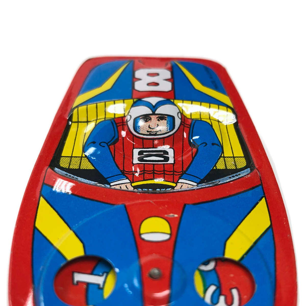 *Racing Boat Rotation number RED retro жестяная пластина рейсинг лодка вращение номер красный *BCTT078-1