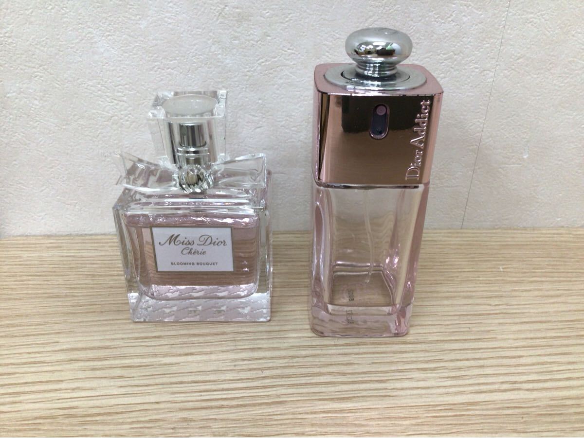【19081他】【Miss Dior 50ml?Dior Addict 50ml 2點セット】Dior ミスディオール オードゥトワレ EDT 香水 オードトワレ 殘量多
